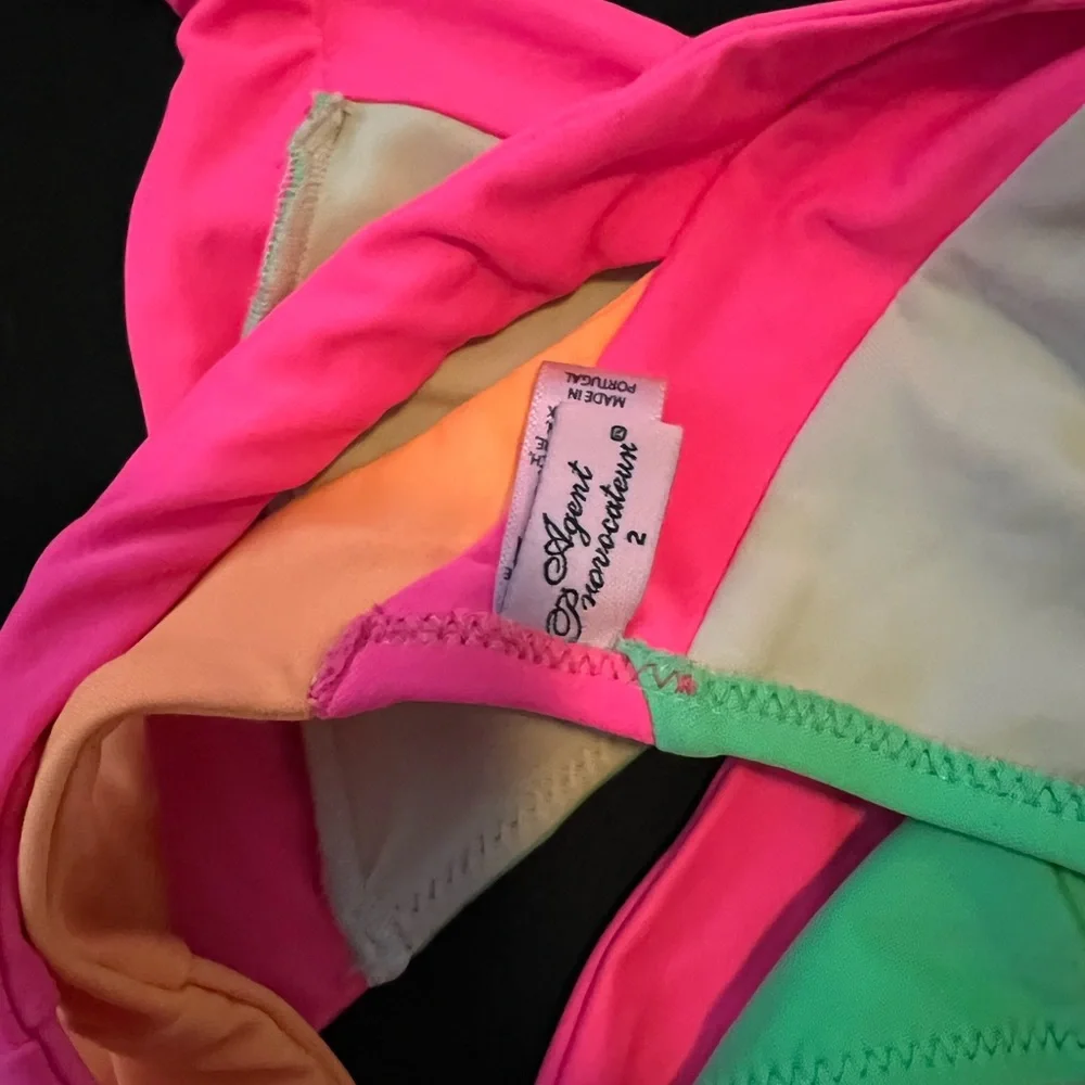 Agent Provocateur Pink and Green Bikini - Picture 6 of 6
